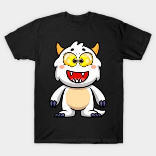 Baby Monster White Happy T-Shirt